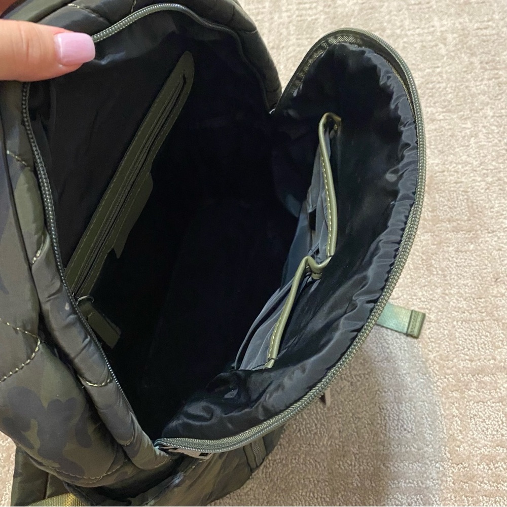 {INC International Concepts} Camo Quilted Nylon Backpack - Picture 11 of 16